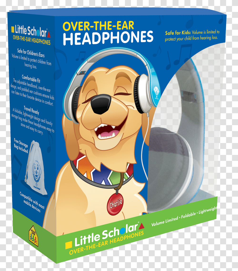 Cartoon Headphones Headphones, Animal, Poster, Advertisement, Mammal Transparent Png