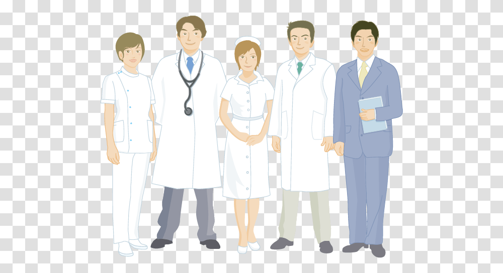 Cartoon Health Care Nurse Physician, Apparel, Lab Coat, Person Transparent Png