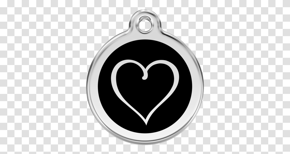Cartoon Heart Red Dingo Dog Tag Tribal Heart, Accessories, Accessory, Stencil, Pendant Transparent Png