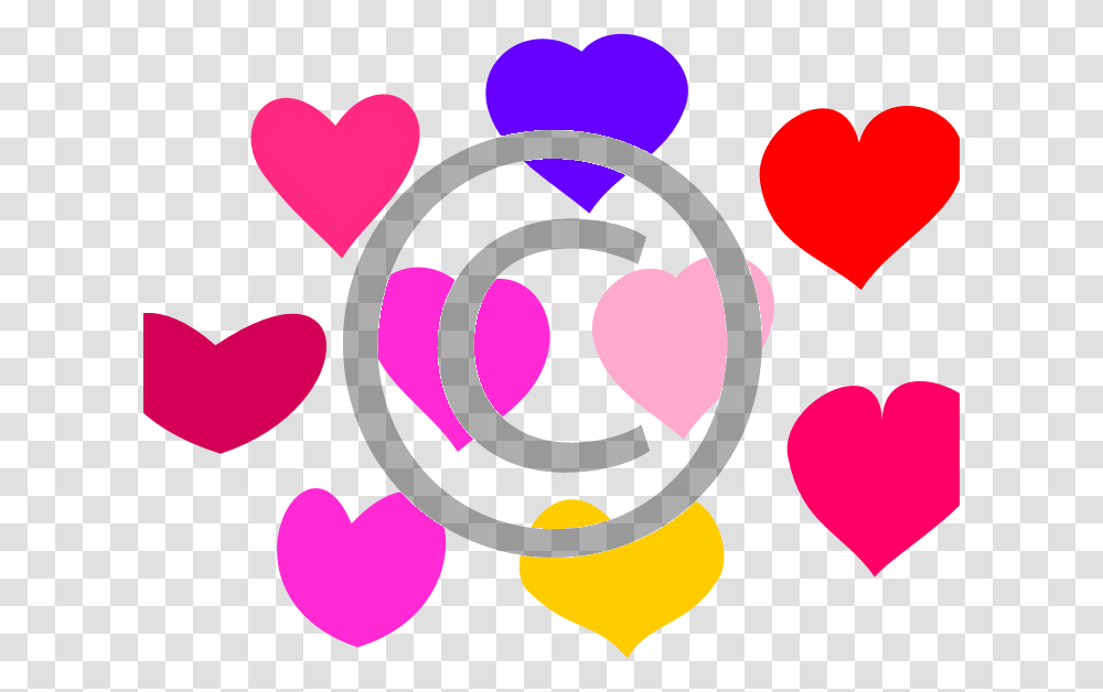 Cartoon Hearts, Logo, Label Transparent Png