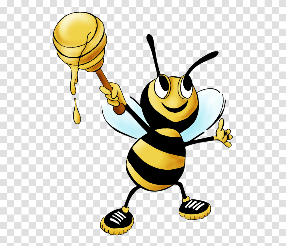 Cartoon Honey Bee Clip Art, Insect, Invertebrate, Animal Transparent Png