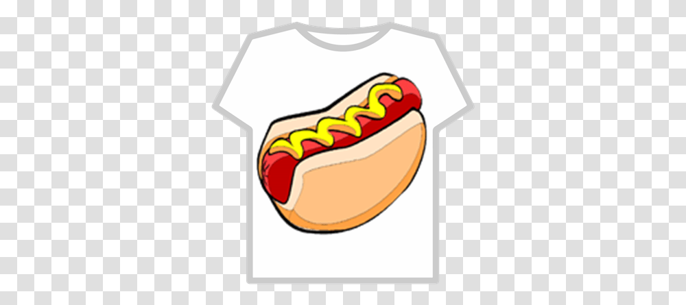 Cartoon Hotdog Roblox Halloween Roblox Shirt, Hot Dog, Food, Ketchup Transparent Png