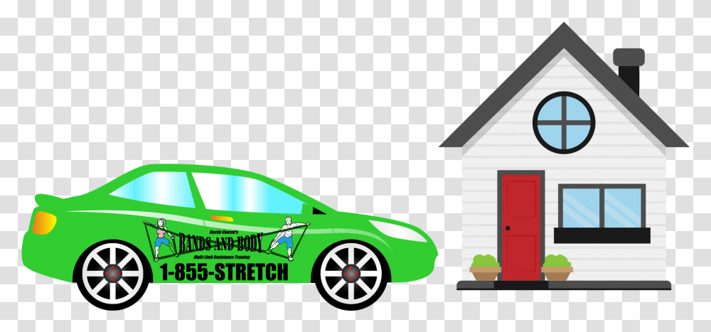 Cartoon House Background, Vehicle, Transportation, Wheel, Machine Transparent Png