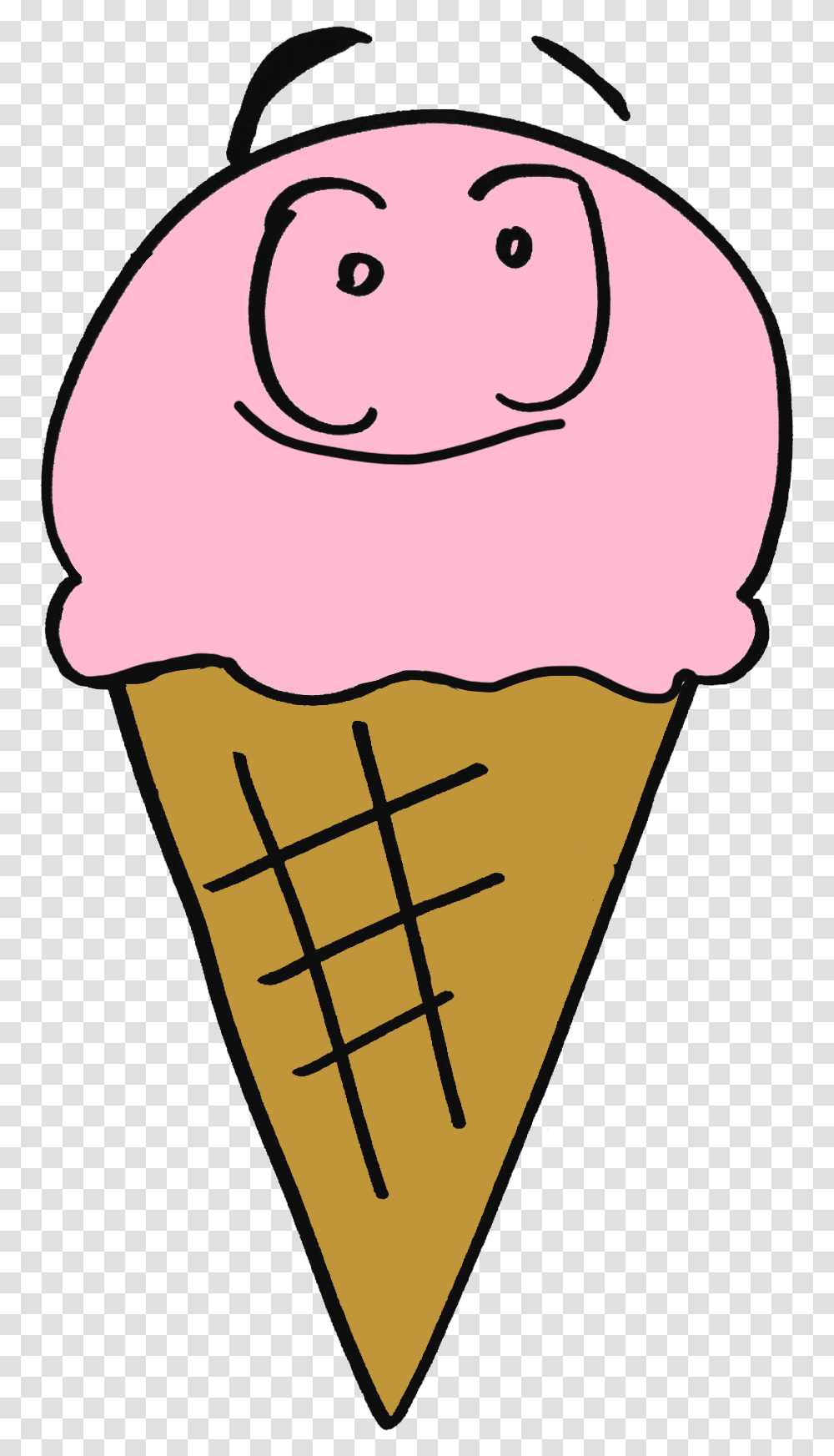 Cartoon Ice Cream With Sprinkles Clipart Download Cartoon Ice Cream With Sprinkles, Dessert, Food, Creme, Icing Transparent Png