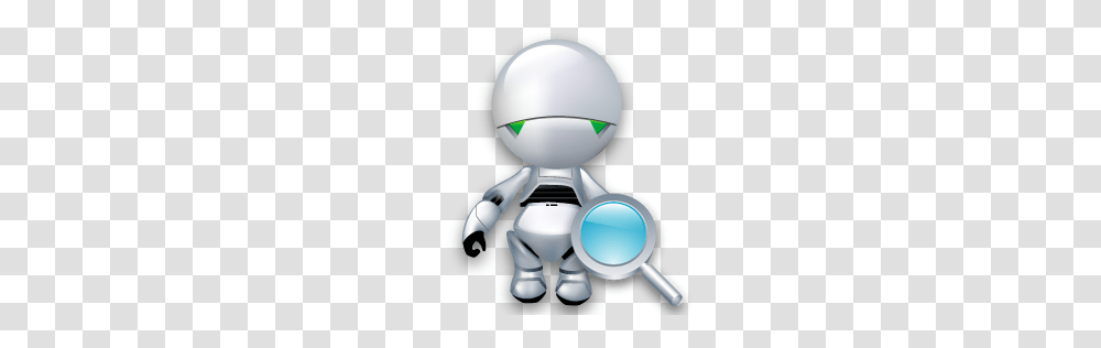 Cartoon Icons, Toy, Robot, Magnifying Transparent Png