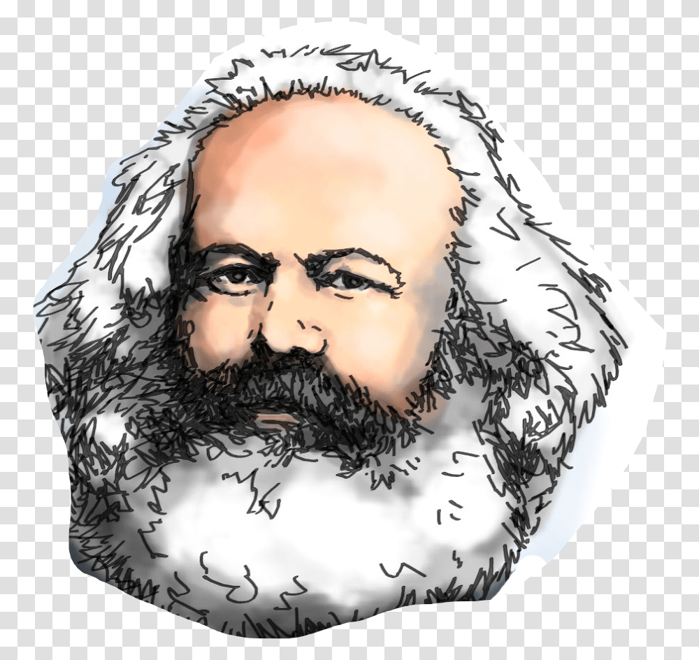 Cartoon Illustration Karl Marx, Face, Person, Head, Sunglasses Transparent Png