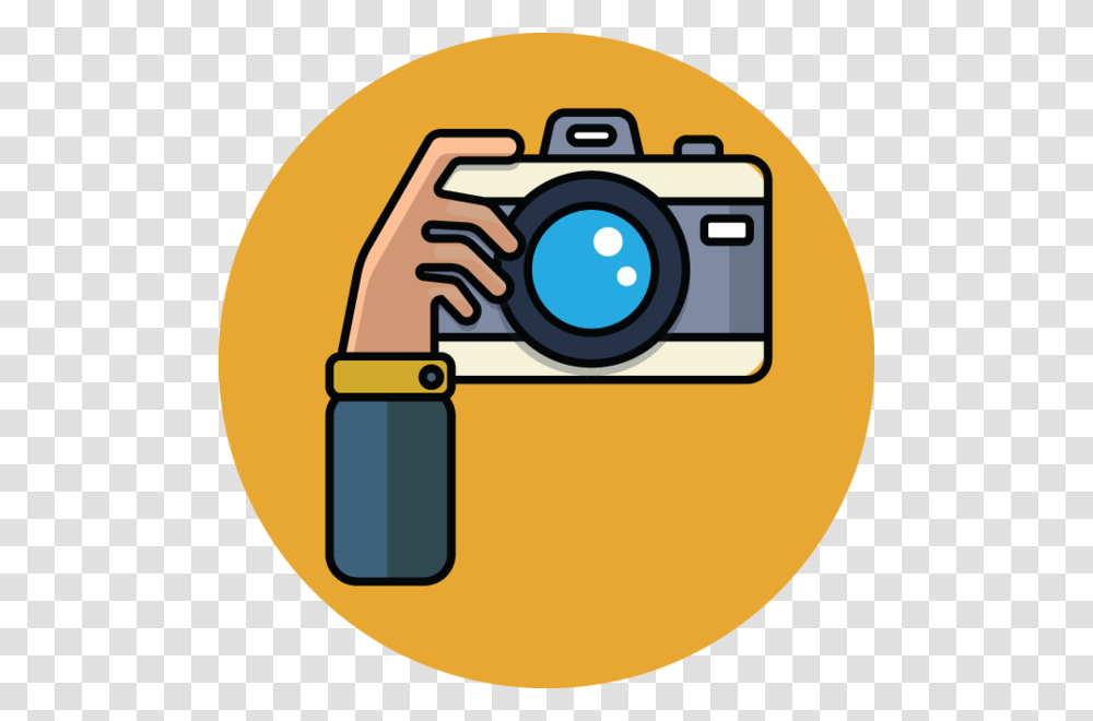 Cartoon Illustration Of Hand With Camera Oldcuts, Electronics, Digital Camera, Photography, Photographer Transparent Png
