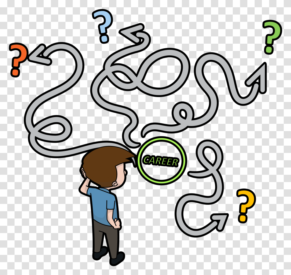 Cartoon Image Of Confusion, Alphabet, Number Transparent Png