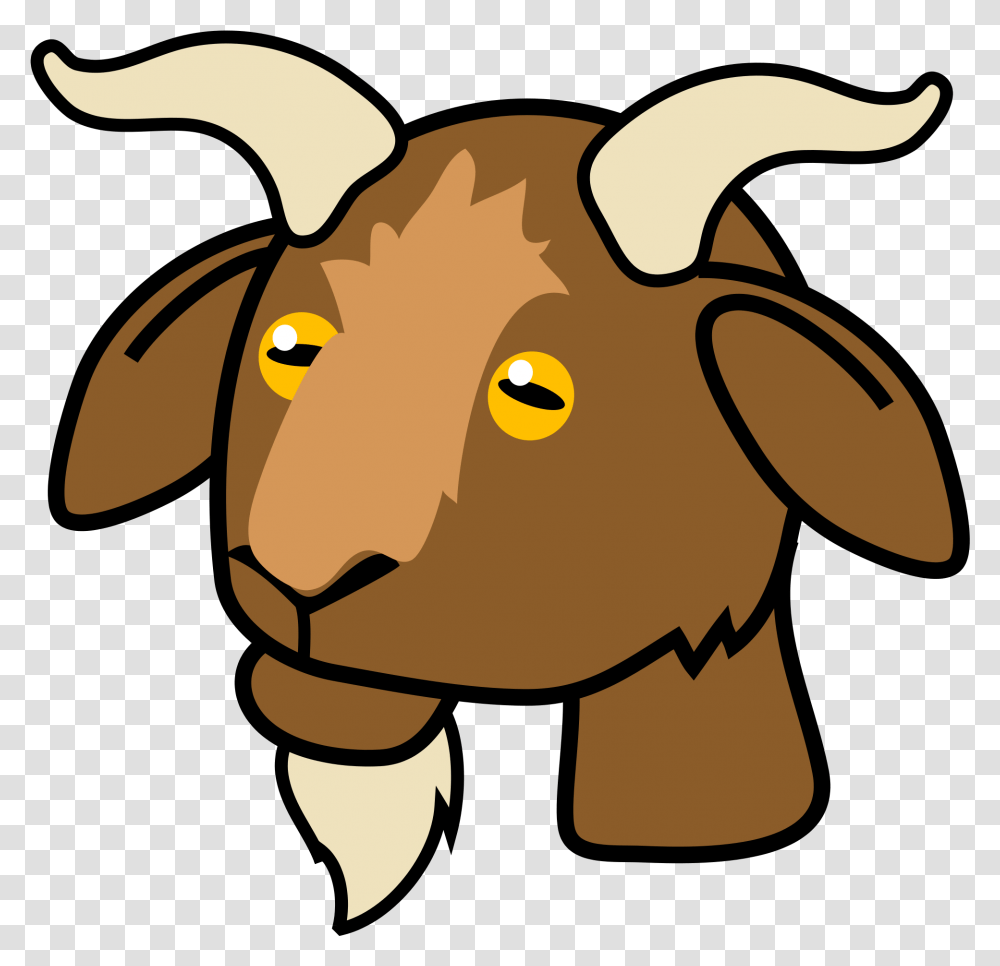 Cartoon Images Of A Goat Face, Animal, Mammal, Mountain Goat, Wildlife Transparent Png