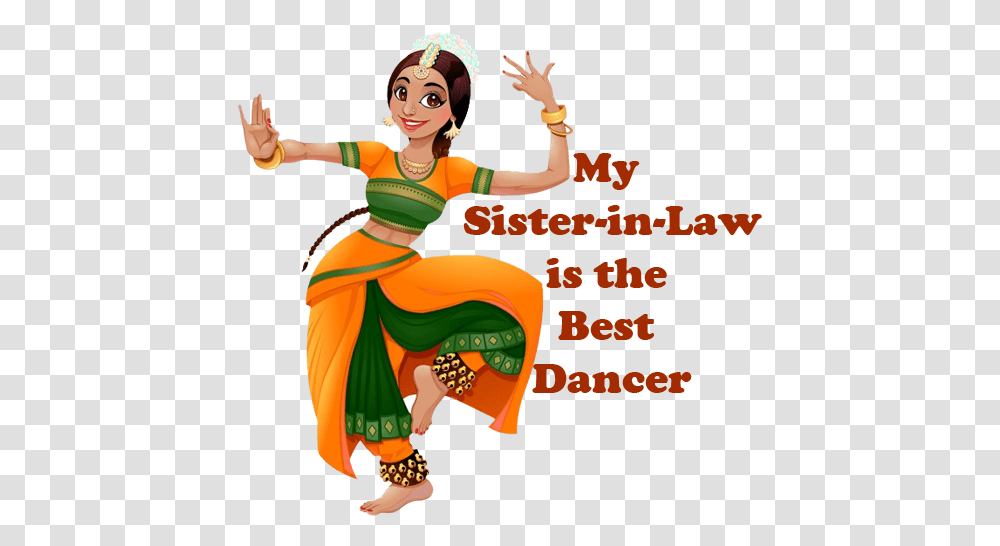 Cartoon Images Of Bharatnatyam, Person, Dance, Leisure Activities, Dance Pose Transparent Png