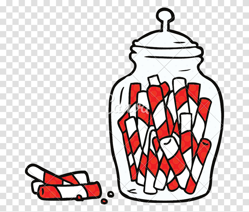Cartoon Jar Of Candy, Performer, Pottery, Weapon, Weaponry Transparent Png