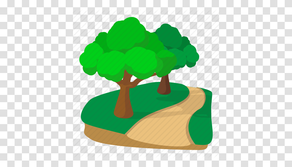 Cartoon Jogging Nature Outdoor Park Sport Track Icon, Plant, Birthday Cake, Food Transparent Png