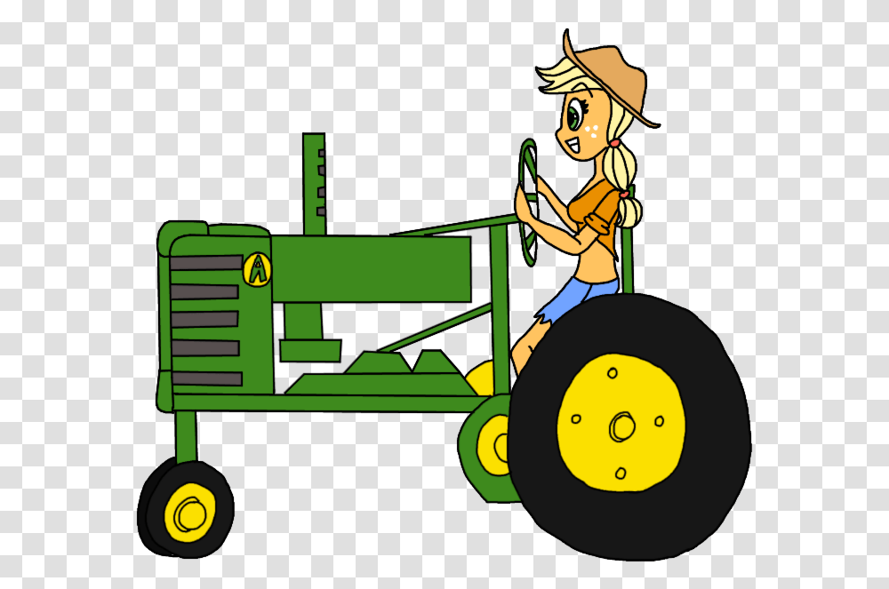 Cartoon John Deere Tractor Free Download Clip Art Free, Vehicle, Transportation, Machine, Wheel Transparent Png