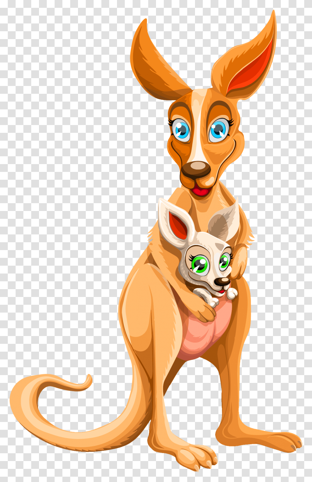 Cartoon Kangaroo 3 Image Background Kangaroo Cartoon, Mammal, Animal, Toy, Pet Transparent Png