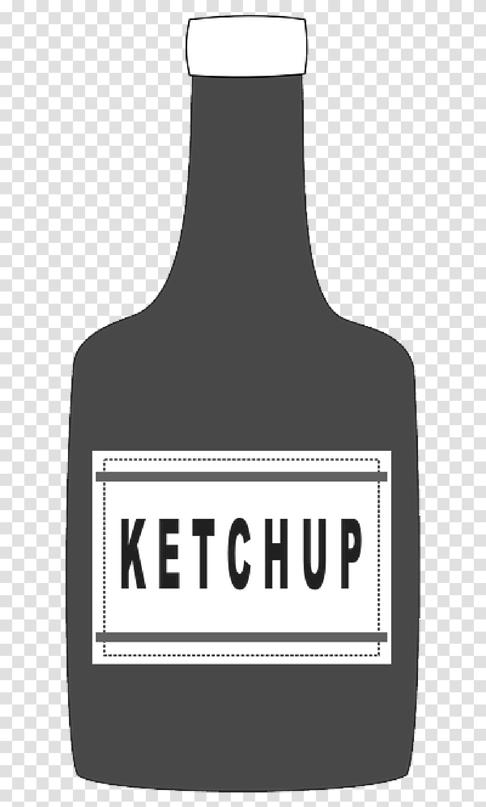 Cartoon Ketchup Bottle Download Ketchup Bottle Clipart, Wine, Alcohol, Beverage, Drink Transparent Png