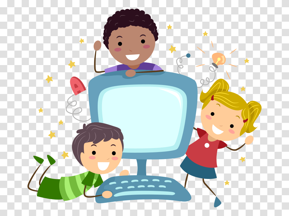 Cartoon Kid Computer Clipart For Kids, Nurse, Doodle, Drawing Transparent Png