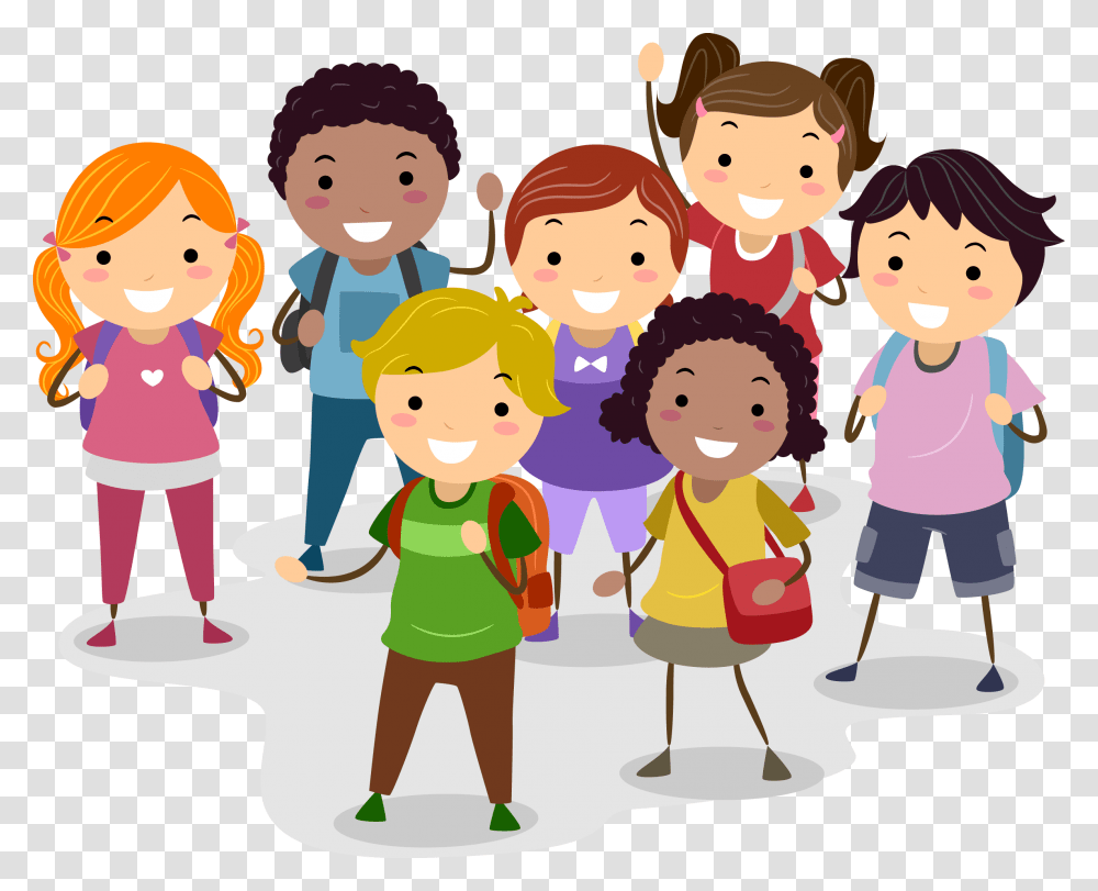 Cartoon Kids, People, Person, Human, Family Transparent Png