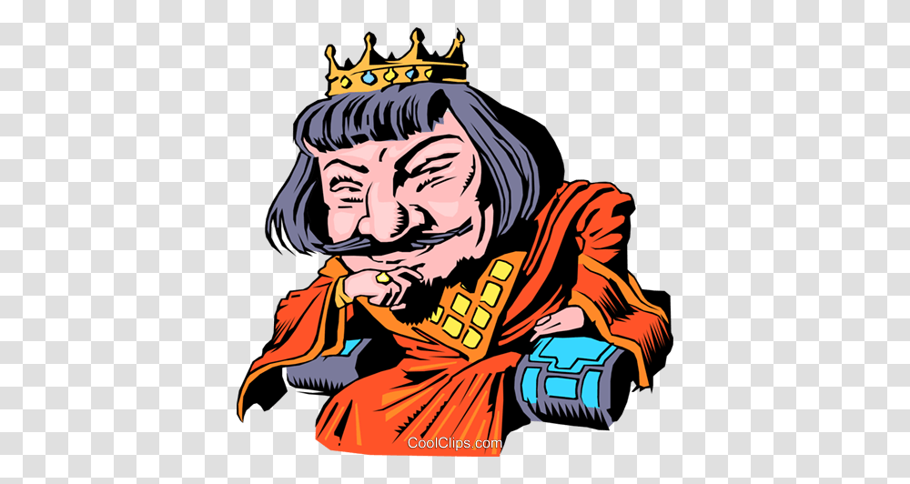 Cartoon King Arthur Royalty Free Vector Clip Art Illustration, Person, Face, Leisure Activities, Tiger Transparent Png