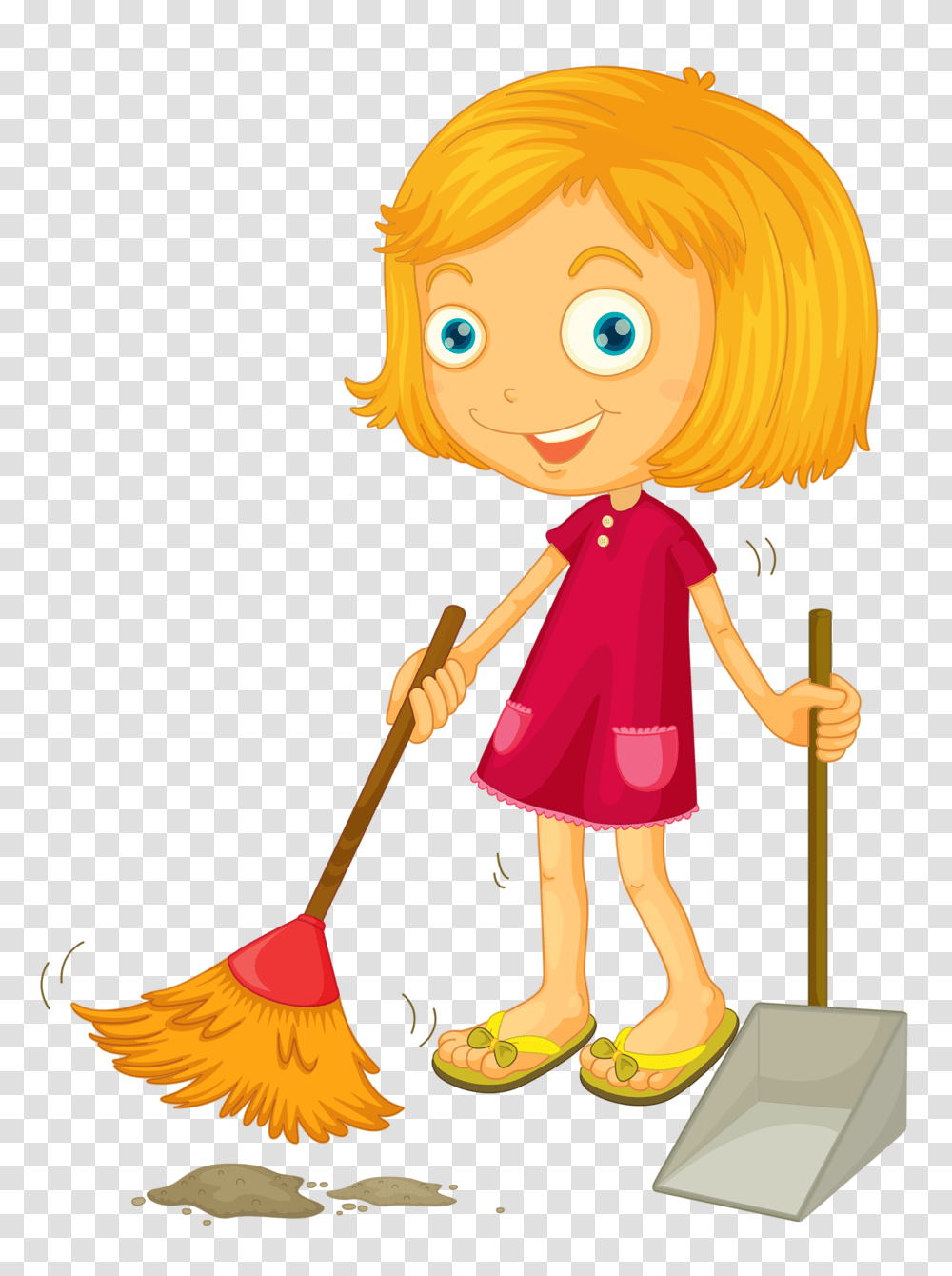 Cartoon Kutties Clip Art Children And Scrapbook, Person, Human, Cleaning, Toy Transparent Png