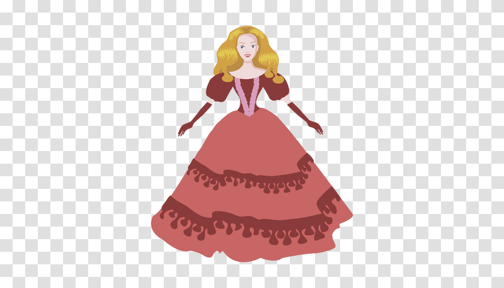 Cartoon Lady Doll, Toy, Apparel, Female Transparent Png