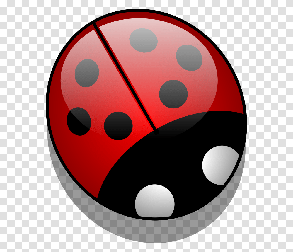 Cartoon Ladybug, Dice, Game Transparent Png