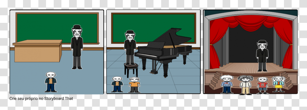 Cartoon, Leisure Activities, Grand Piano, Musical Instrument, Performer Transparent Png