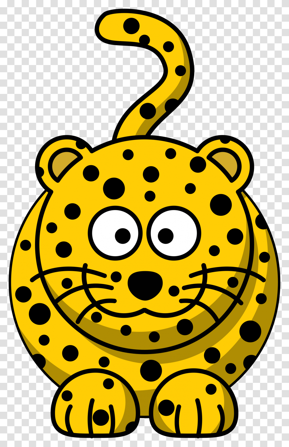 Cartoon Leopard Icons, Pattern, Floral Design Transparent Png