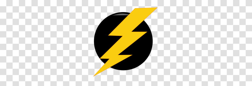 Cartoon Lightning Bolt Clipart, Logo, Trademark Transparent Png