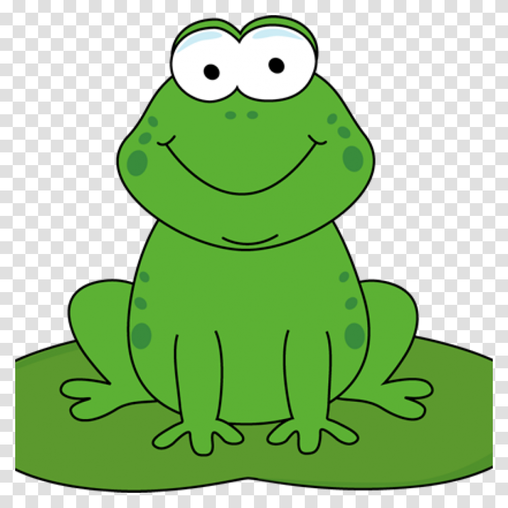 Cartoon Lily Pad Frog On A Clip Art Image Classroom Clipart, Amphibian, Wildlife, Animal, Snowman Transparent Png