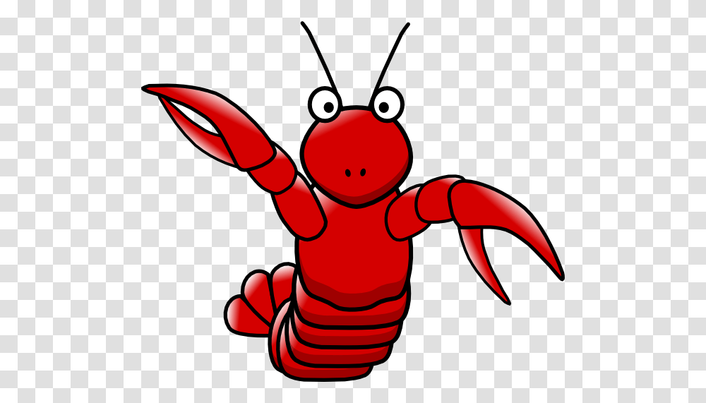 Cartoon Lobster Clip Art For Web, Crawdad, Seafood, Sea Life, Animal Transparent Png