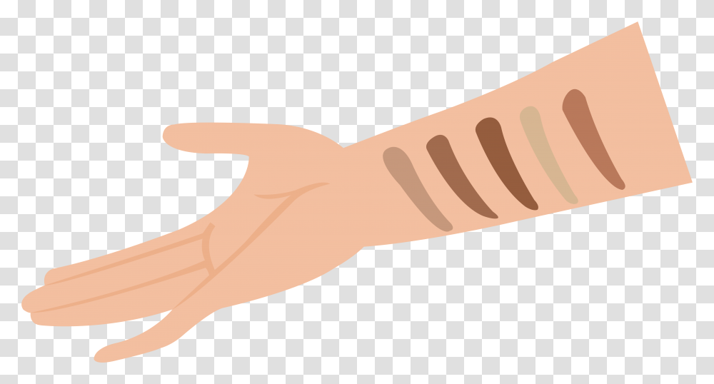 Cartoon Makeup Palette, Arm, Hand, Wrist, Injection Transparent Png