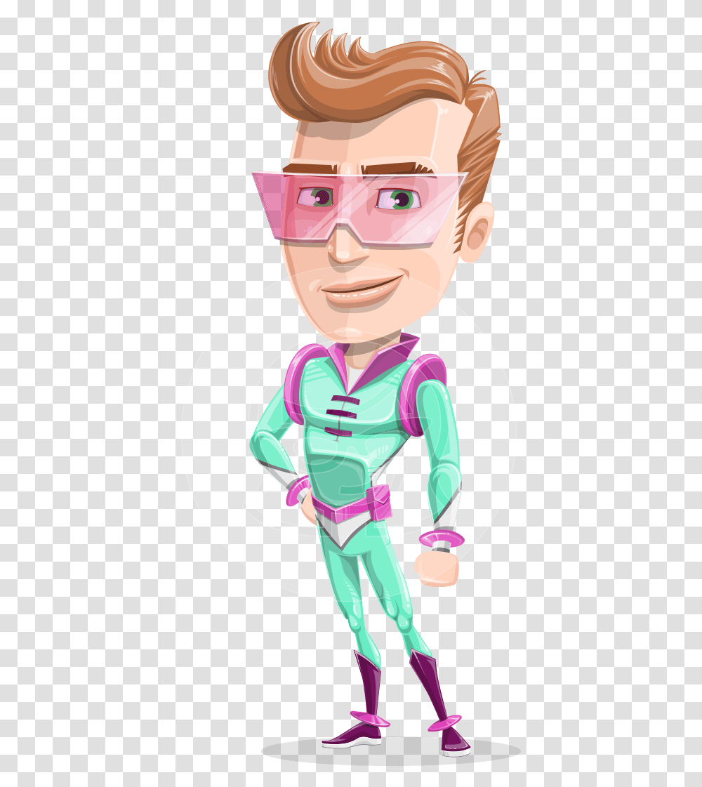 Cartoon Man Futuristic Person, Purple, Face, Dentist Transparent Png