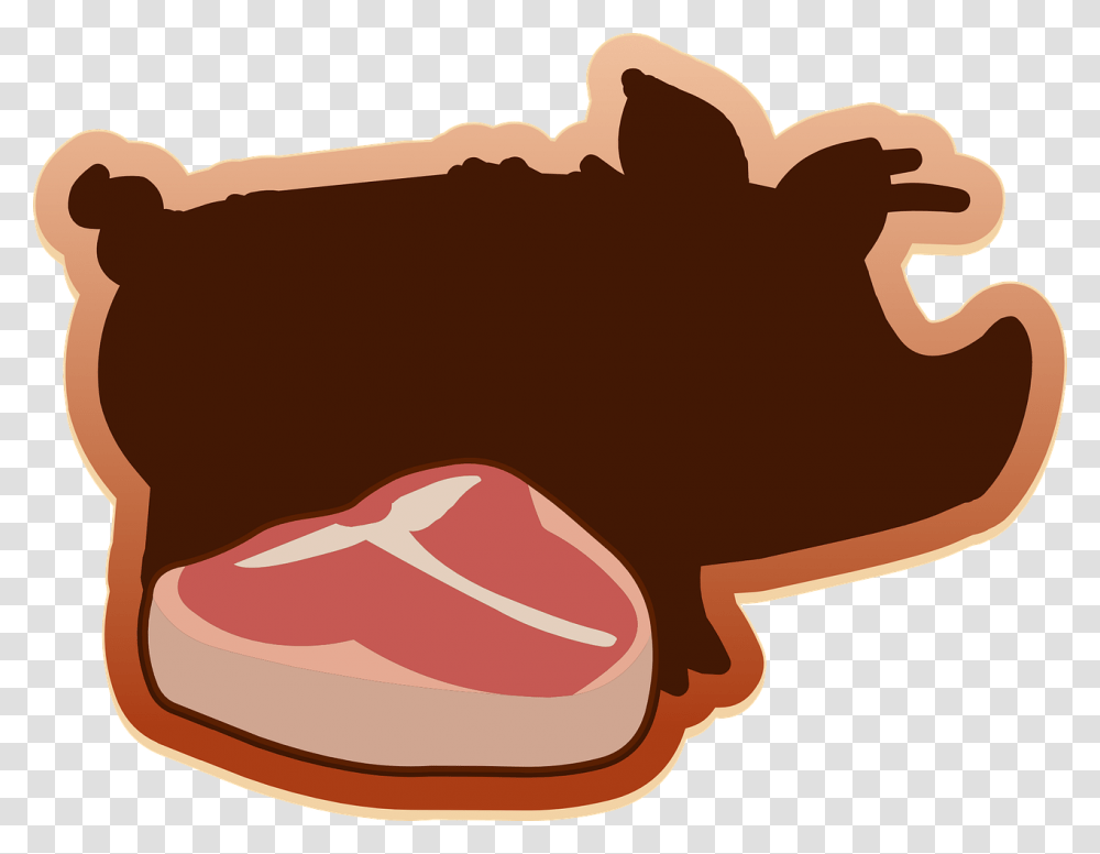 Cartoon Meat, Animal, Mouth, Lip, Pig Transparent Png