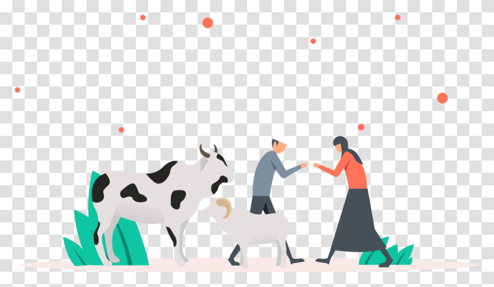 Cartoon Meat, Person, Human, Cow, Cattle Transparent Png