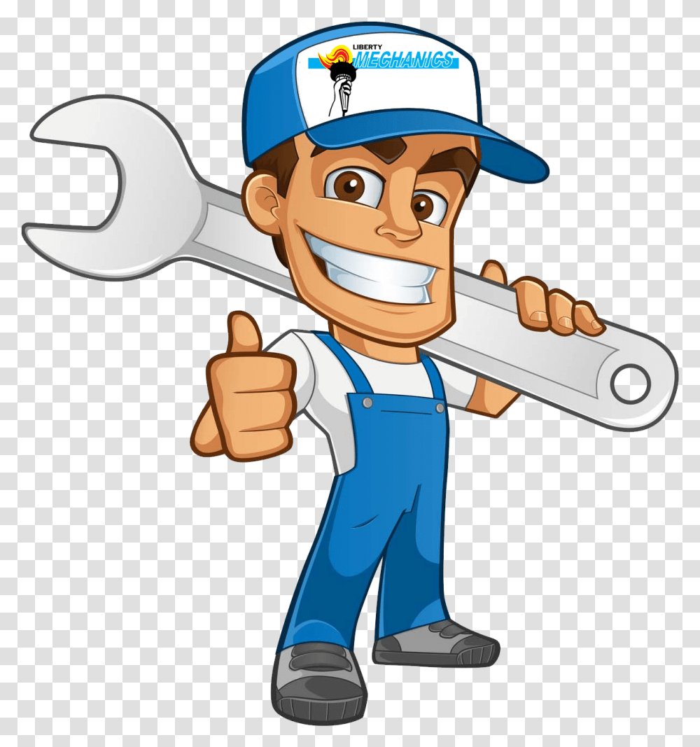 Cartoon Mechanic Mechanic, Toy, Slingshot, Chef Transparent Png