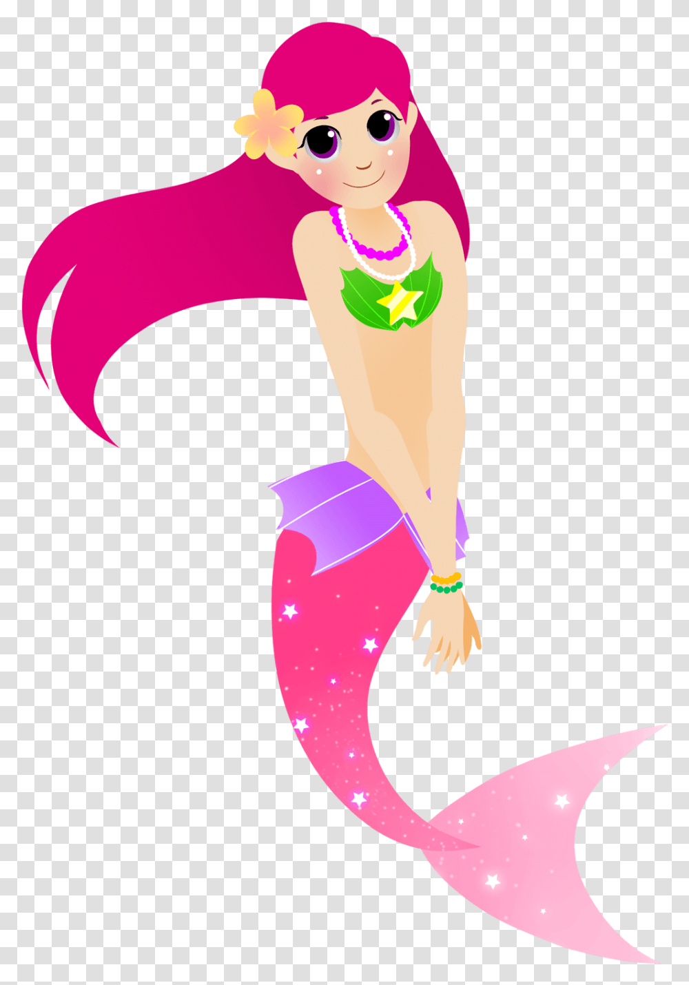 Cartoon Mermaid Clipart Cartoon Mermaid Background, Person, Leisure Activities Transparent Png