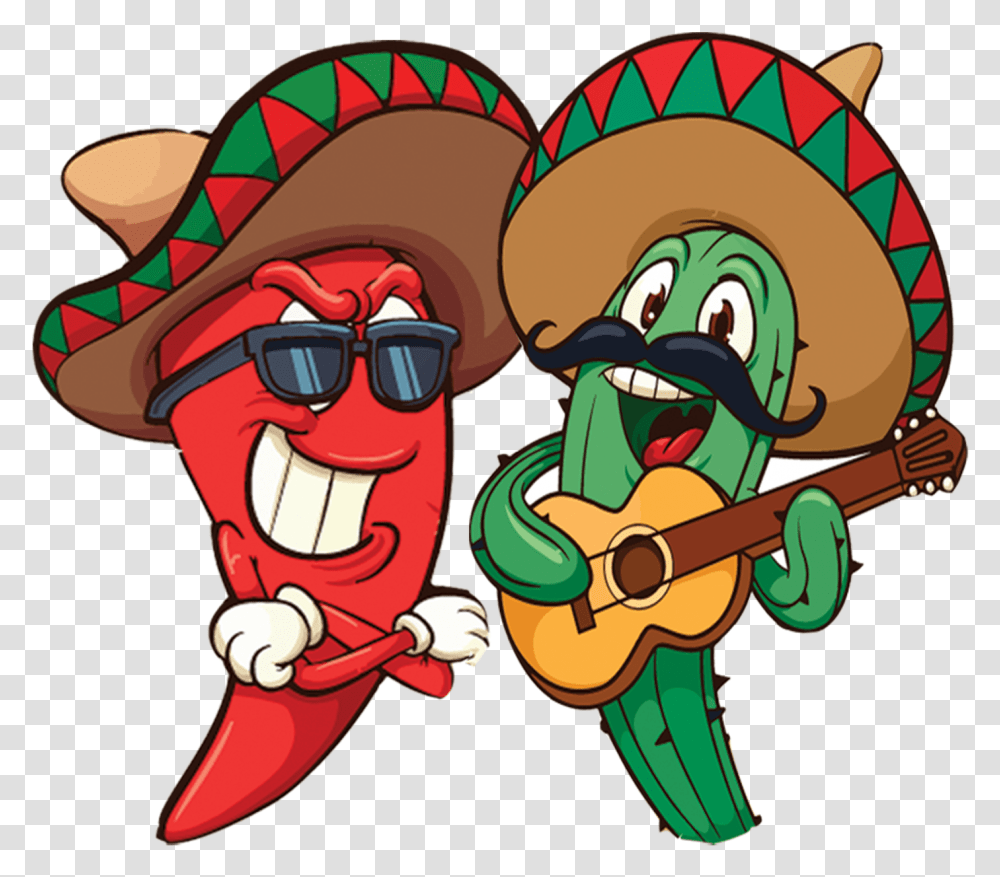 Cartoon Mexican, Sunglasses, Hat Transparent Png