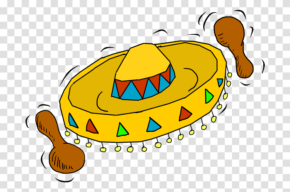 Cartoon Mexican Hat, Apparel, Sombrero Transparent Png