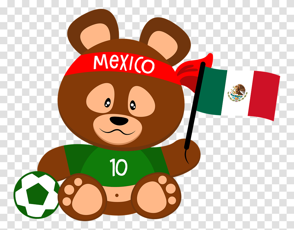 Cartoon Mexico Flag, Elf, Rattle, Number Transparent Png