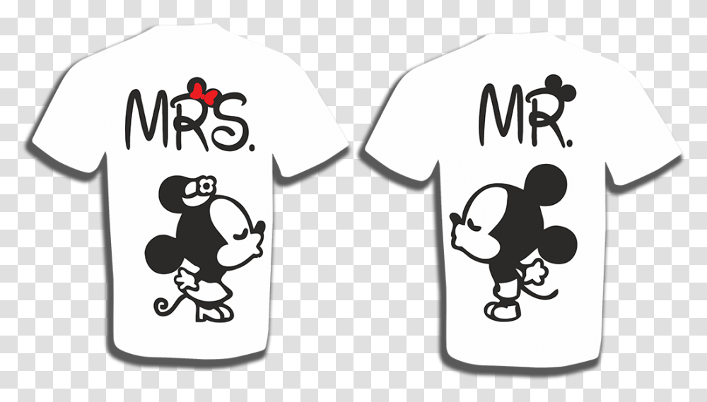 Cartoon Mickey Amp Minnie Svg, Apparel, Stencil, T-Shirt Transparent Png