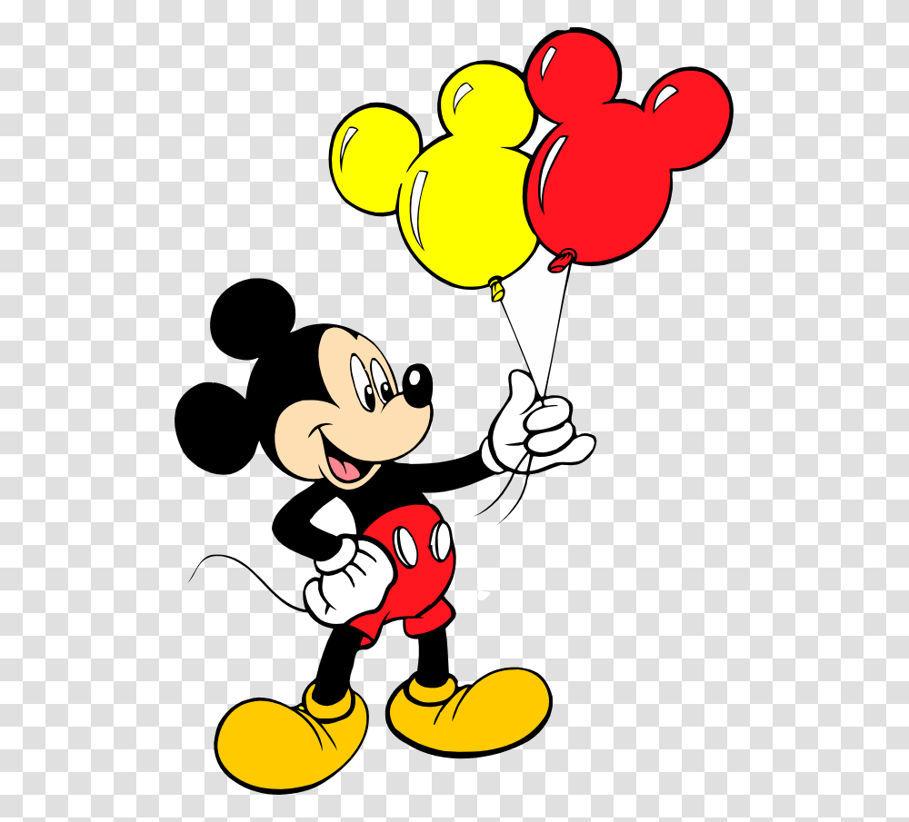 Cartoon Mickey And Minnie Mouse, Ball, Balloon Transparent Png