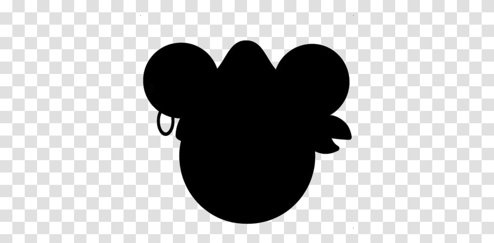 Cartoon Mickey Head Images Illustration, Silhouette, Bow, Heart, Stencil Transparent Png