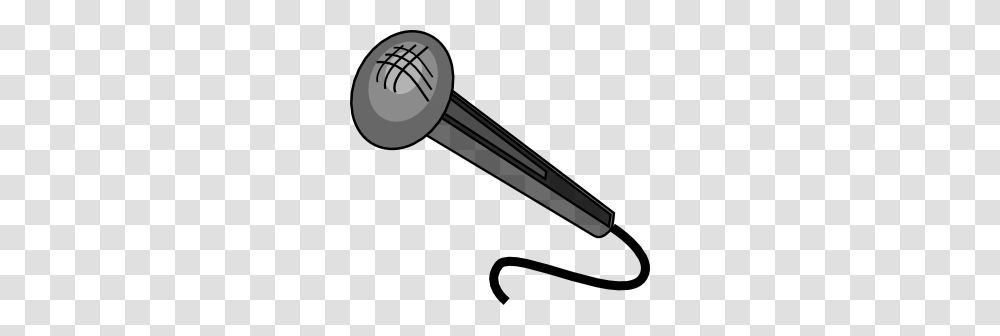 Cartoon Microphone Clip Art, Machine, Hammer, Tool, Blow Dryer Transparent Png