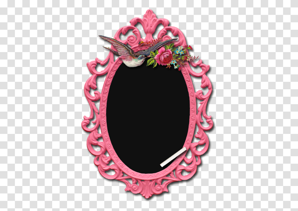 Cartoon Mirror Pink, Oval, Hat, Apparel Transparent Png