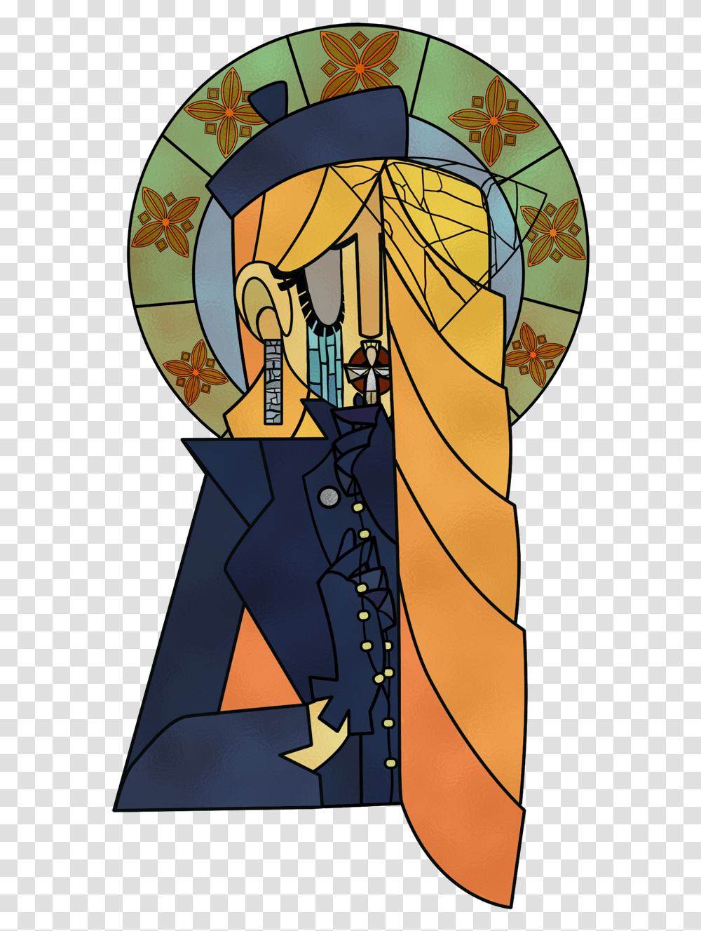 Cartoon, Modern Art, Stained Glass, Poster Transparent Png