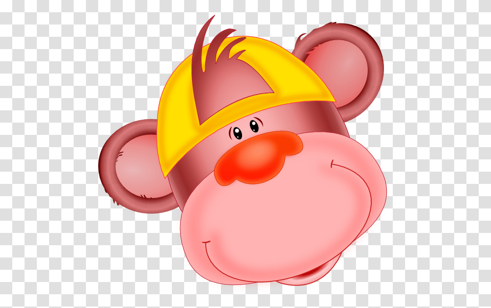 Cartoon Monkey Cartoon Monkey With A Hat, Helmet, Apparel, Pac Man Transparent Png