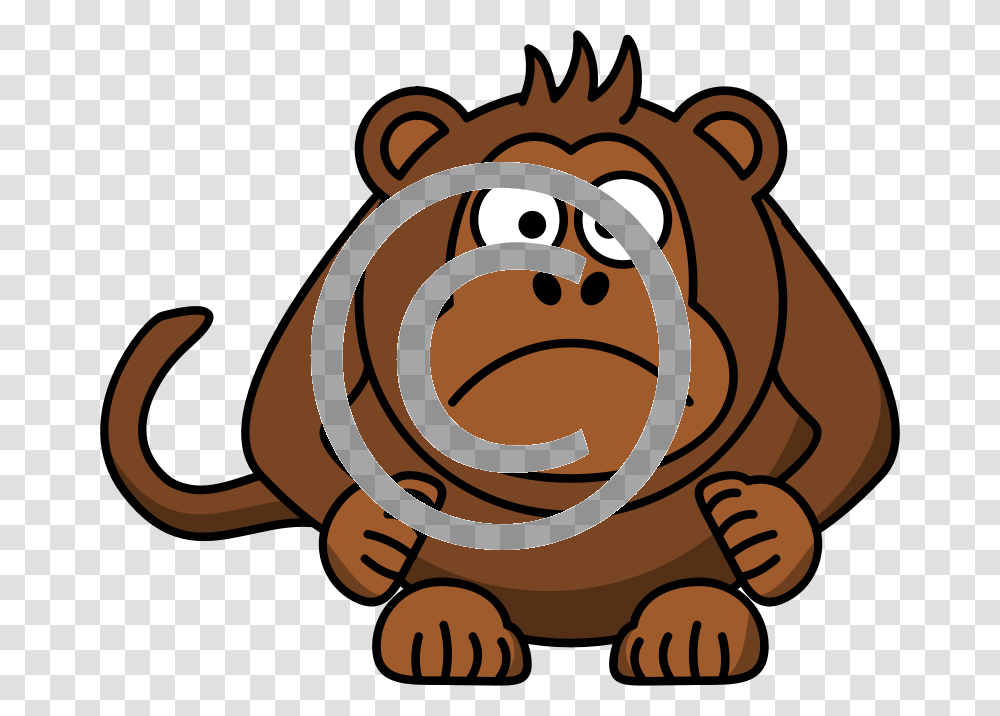 Cartoon Monkey Clipart, Drawing Transparent Png