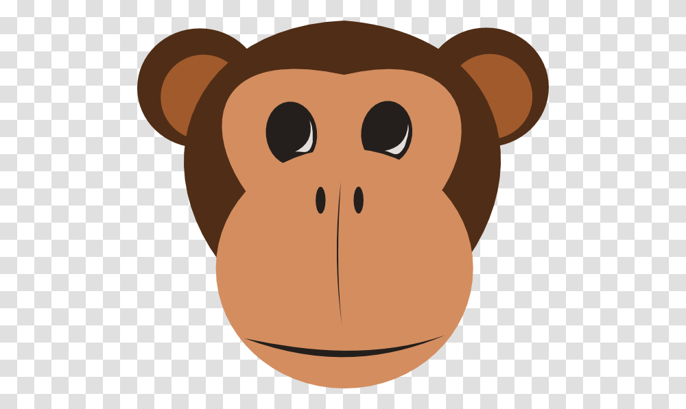 Cartoon Monkey Head Royalty Free Vector Image, Food, Bread, Mustache, Plush Transparent Png