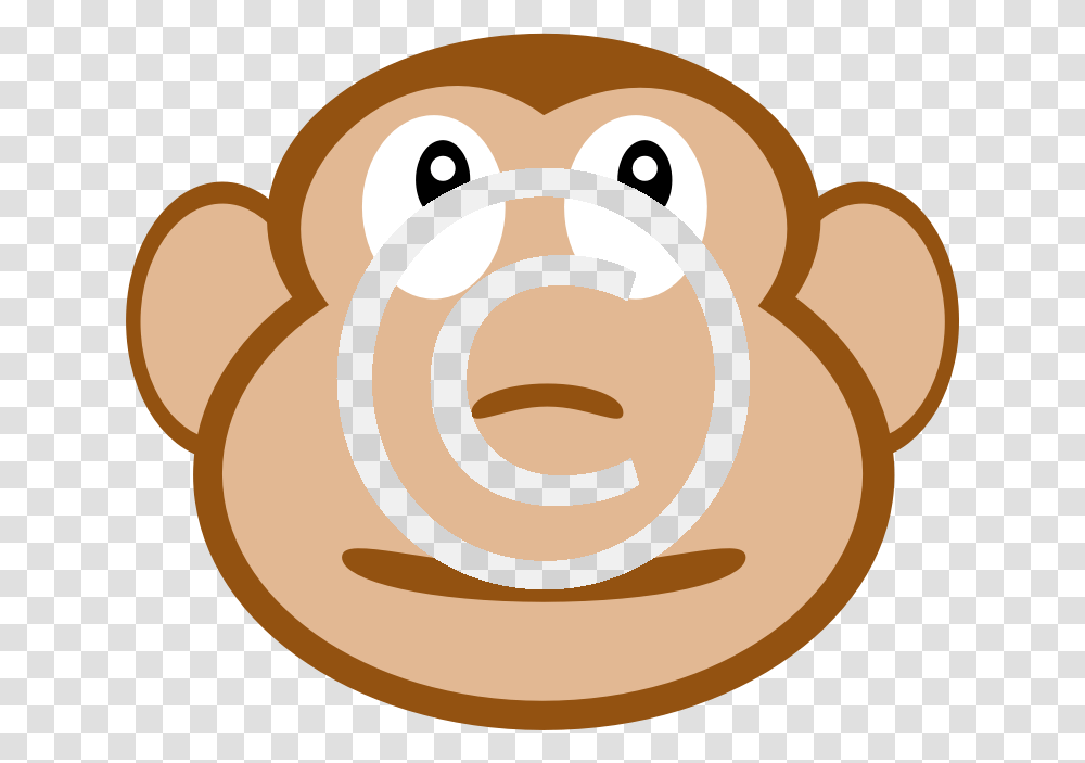 Cartoon Monkey's Face, Sweets, Food, Latte Transparent Png