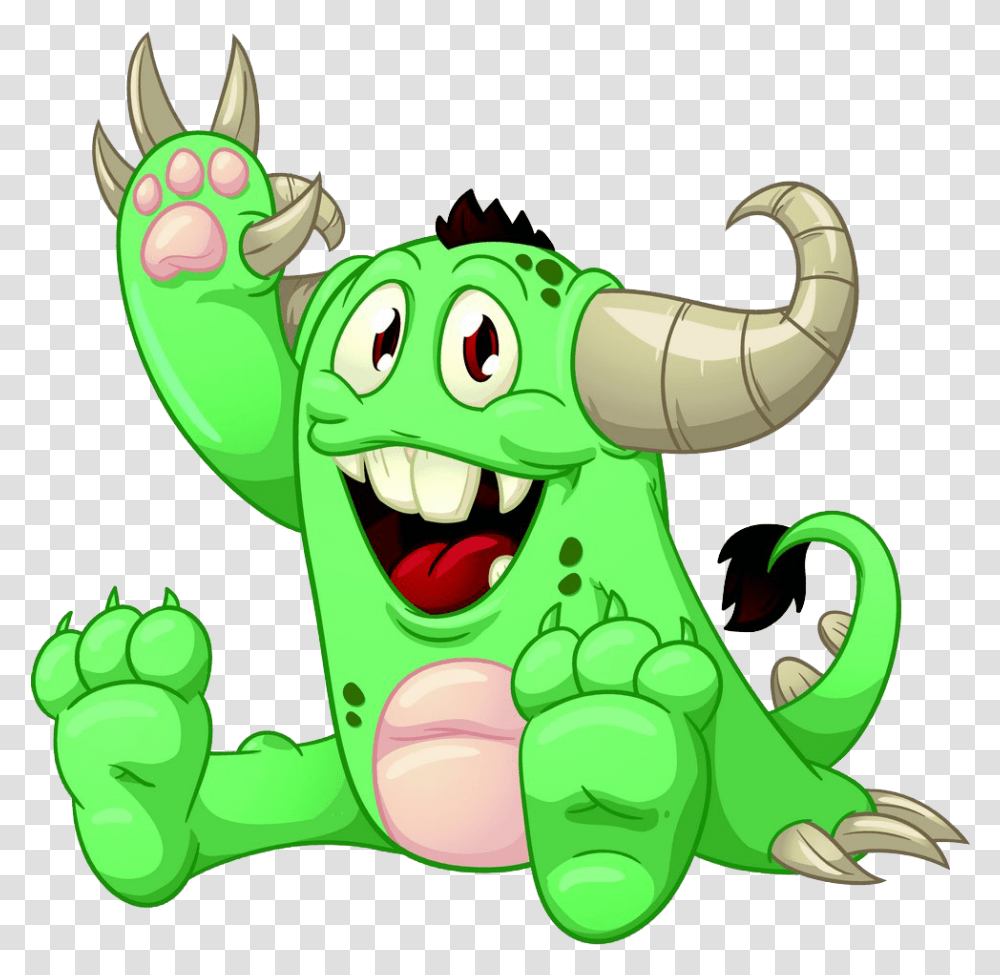 Cartoon Monster Animation Clip Art Cute Cartoon Monsters Monster Clipart, Toy, Animal, Mammal, Wildlife Transparent Png